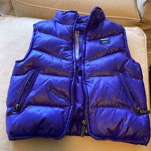 Beautiful periwinkle perfect condition Add vest size 4